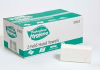 Z-Fold Hand Towels. White, 2 Ply