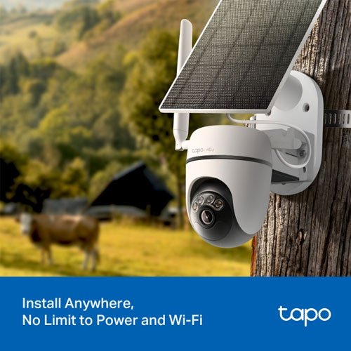 TP-Link Tapo 4G LTE Solar Pan & Tilt Security Camera Kit | TAPOC615GKIT 4