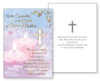 Card - With Deepest Sympathy/Mother   (21347)