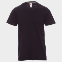 Black Sunset Short-sleeved Crew Neck T-shirt