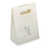 Ivory Bag W/Sil.Chalice/Host 130 x 70 x 180mm - Pack of 10