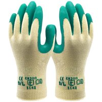 Work Gloves Green Large