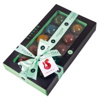 Deluxe gift box of 10 Picasso chocolates with menu tag  4x190g