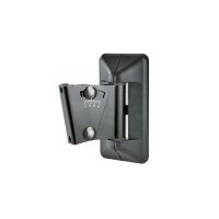 K&M 24472 Speaker Wall Mount Bracket Pack of 2 with Covers - Black