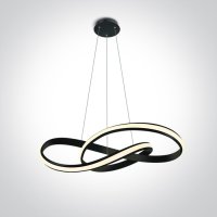 ONE Light Black Swirl Pendant LED 30W 3K | LV1202.0732