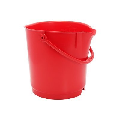 Foodgrade production bucket - 9 ltr, red