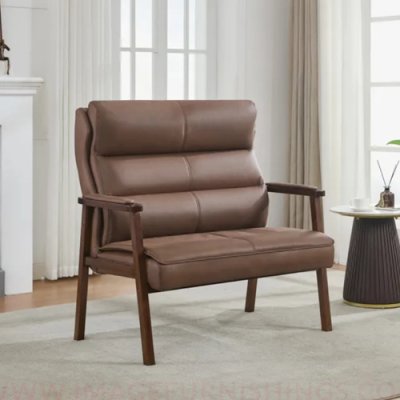 Branson Fireside Loveseat - Chestnut