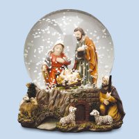 Resin Nativity/Waterball   (89276)