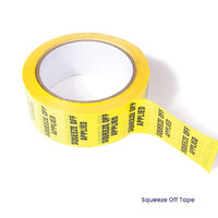 Squeeze off applied tape Hyram