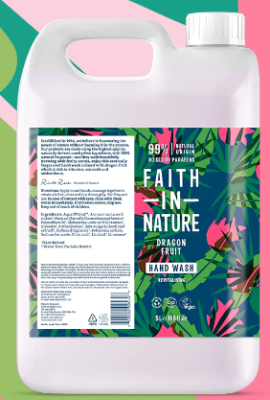 5L FAITH IN NATURE DRAGON FRUIT HANDSOAP