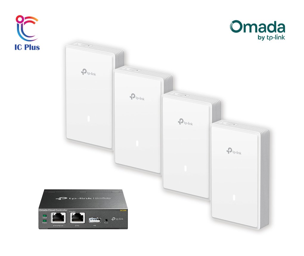 Omada EAP725‑Wall access point kit with controller
