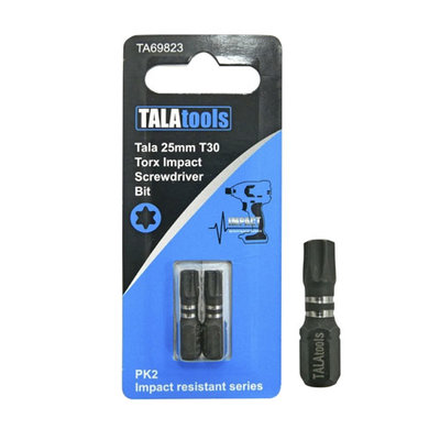 Tala 25mm Torx Impact Screwdriver Bit