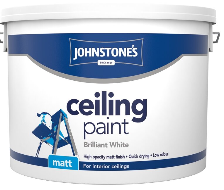 JOHNSTONES CEILING PAINT WHITE 10 LTR Burke Brothers