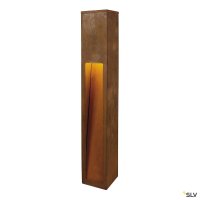 RUSTY SLOT 80CM BOLLARD