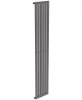 AMURA ELLIPTICAL TUBE VERTICAL DESIGNER RADIATOR  1800 X360 SINGLE PANEL ANTHRACITE