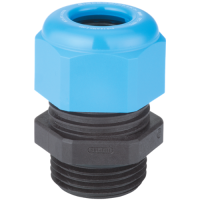 PG16, EExe Blue Polyamide Cable Gland