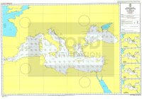 ADMIRALTY Routeing Chart - 5146(9) Mediterranean and Black Seas (September)