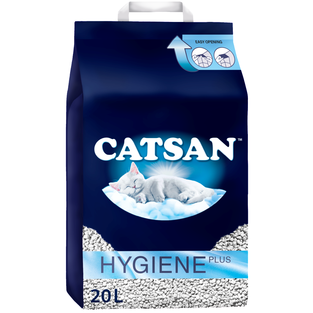 Catsan Hygiene Plus Non Clumping Cat Litter 20ltr DD17K