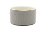 Scruffs Stoneware Classic DRINK Bowl 15cm Grey x 6