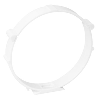 Beugel PVC wit &Oslash; 125