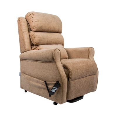 The Kingsley Lift and Rise Beige Chair