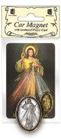 Car Plaque/Prayer Leaflet/Divine Mercy   (72426)