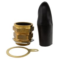 Wiska M75S Brass Cable Gland Kit With Brass Locknut And Black Shroud OD 66.0 -70.0mm (Pack Of 1) CW7