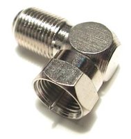 f-type right angle connector