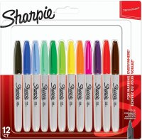 Sharpie Assorted Colours - 12 piece