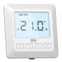 EPH Mains Recessed RF Room Thermostat RDT-RF
