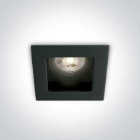 ONE Light Black Square adjustable Dark Light GU10 | LV1202.0415