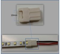 10 MM  LED TAPE  CONNECTOR  LESS LEAD