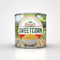 Small Tin Sweetcorn (Kernels) Farmers Selection 12x340gr