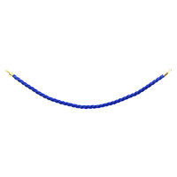 eLumen8 Gold Barrier Rope, Blue Twisted