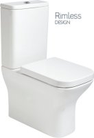 SOPHIA RIMLESS FULLY SHROUDED WC-SOFT CLOSE SEAT