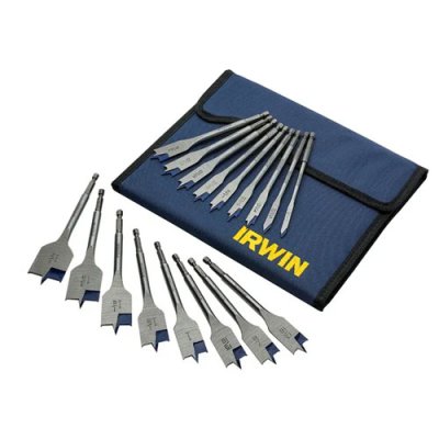 Irwin 17 Piece Flat Wood Bit Set