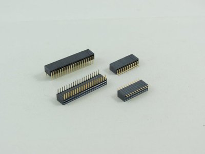 4 position PCB socket 1.27mm Pitch Surface Mount 3.45 mm high Side Entry Socket