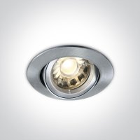 ONE Light Natural Grey Flat edge Adjustable Downlight | LV1202.0603