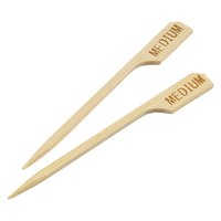 Bamboo Steak Markers 9cm/3.5" Medium pack of 100