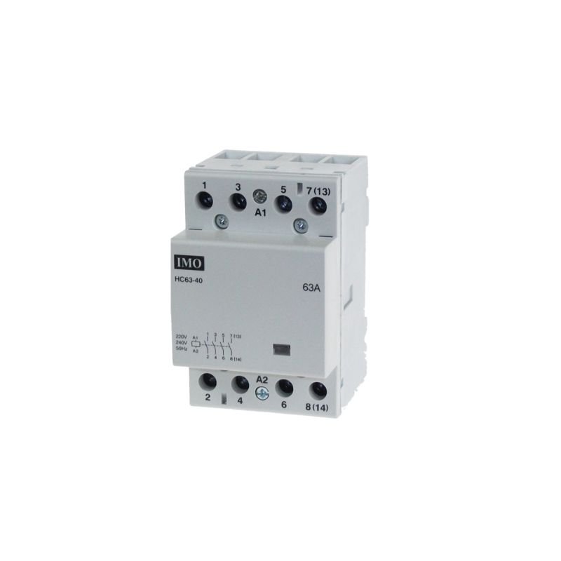 HC63-4024 IMO Modular Contactor 63A 4 Pole NO 24V AC Coil