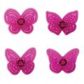  LACY BUTTERFLIES (SET OF 4)