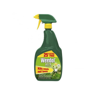 Weedol Gun Lawn Weedkiller Ready to Use 800ml + 25% Extra Free