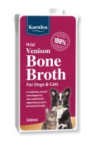 Karnlea Wild Venison Bone Broth For Dogs And Cats 500ml