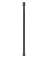 ASPECT CEILING SUPPORT BAR 650MM MATT BLACK