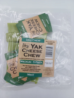 K9 Chew Co. Yak Cheese Chew MINT Medium 5-pk