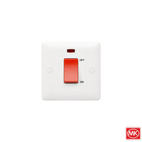 MK 32A 1G DP Switch With Neon - MB5105WHI
