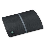 The Heated Lumber Support has a cover with an integrated heating pad.