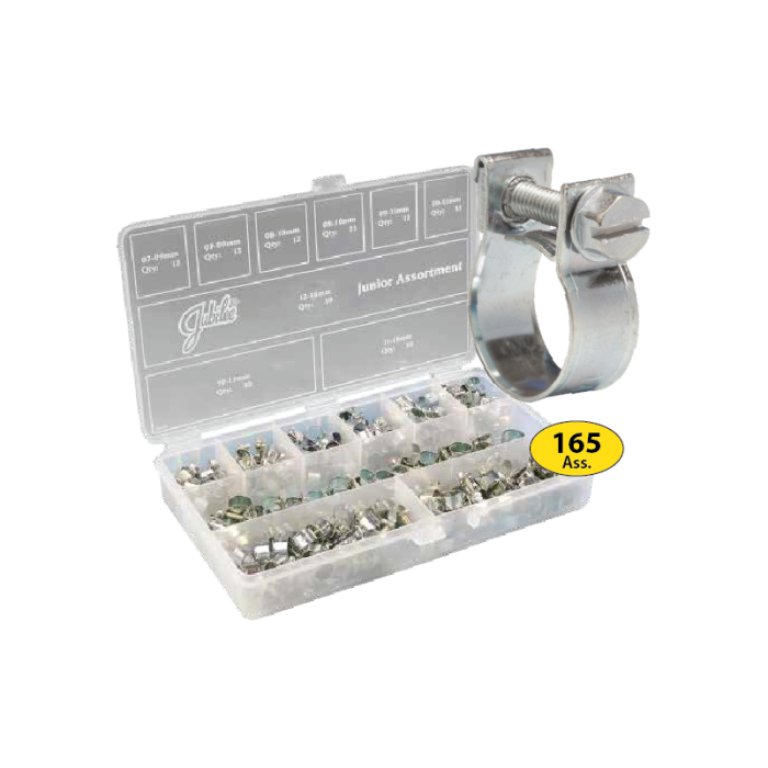 Junior Hose Clips Assorted Box