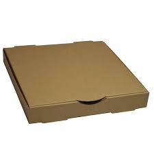 Pizza Box Brown Cardboard