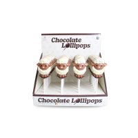 Milk chocolate rosie the lamb lollipops in display - 24x30g